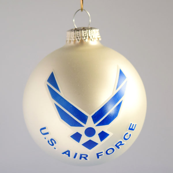 Air Force Glass Ornament