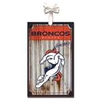 Denver Broncos Tin Ornament