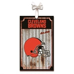 Cleveland Browns Tin Ornament