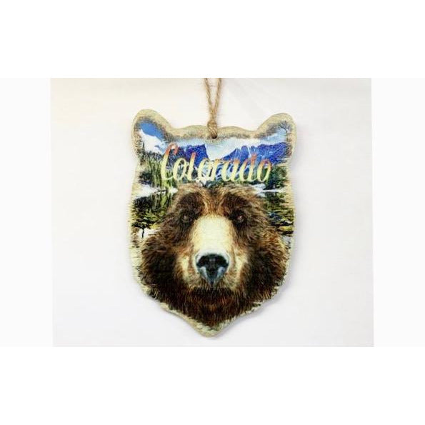 Colorado Bear Face Ornament