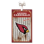 Arizona Cardinals Tin Ornament