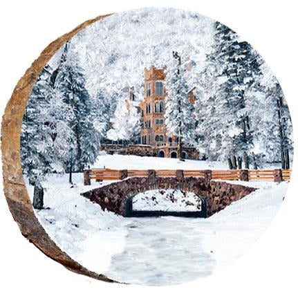 Glen Eyrie in the Winter Wood Ornament