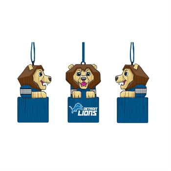Detroit Lions Mascot Ornament