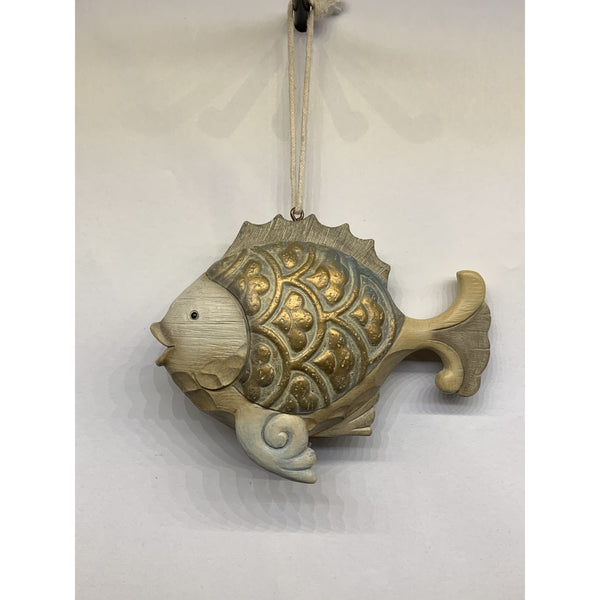 Antiqued Fish Ornament