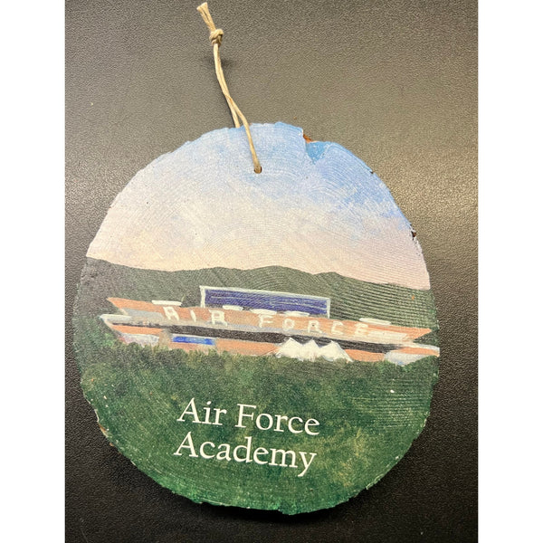Air Force Academy Wood Ornaments