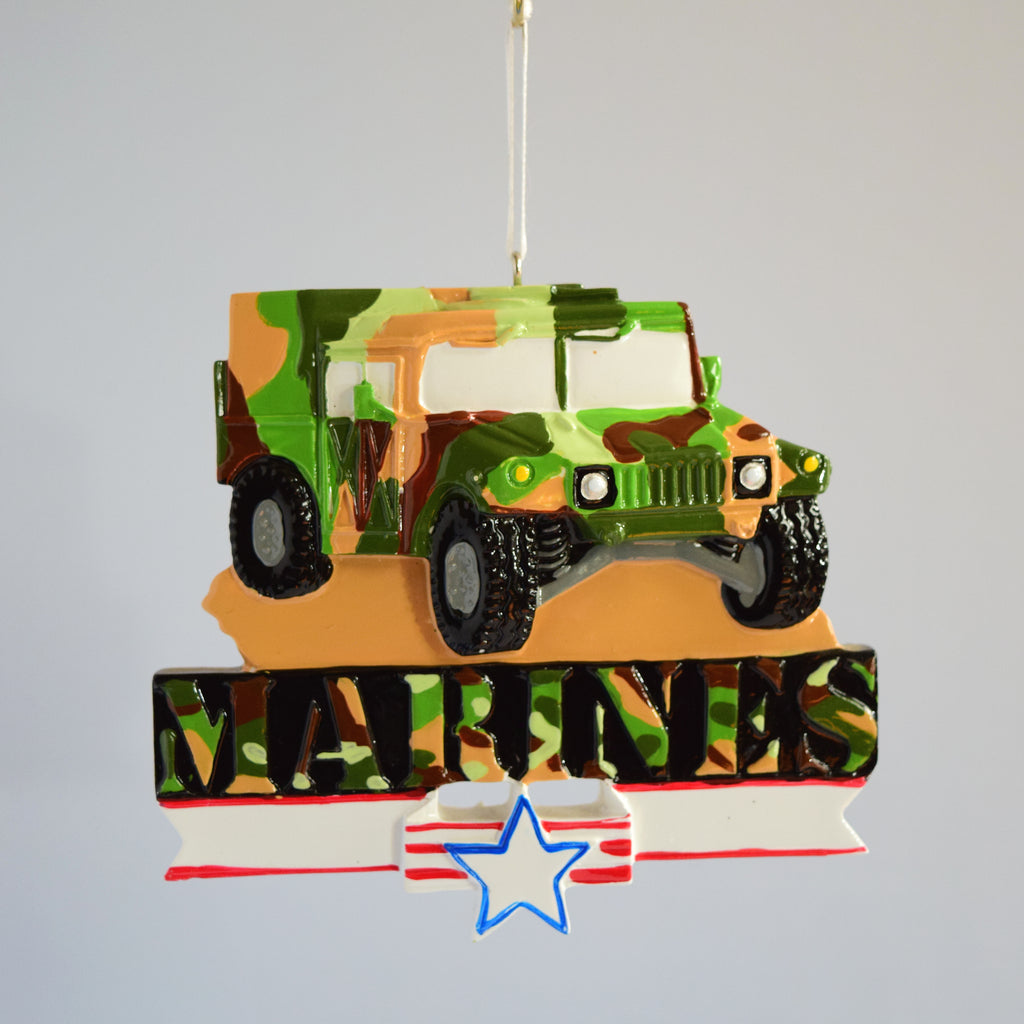 Marines Humvee Ornament