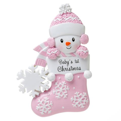 Snowbaby in Stocking- Boy/Girl/Neutral