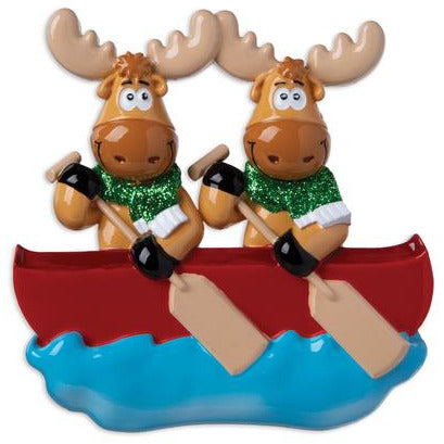 2 Moose in a Canoe!