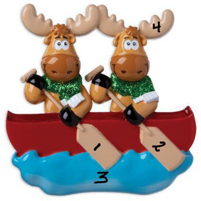 2 Moose in a Canoe!