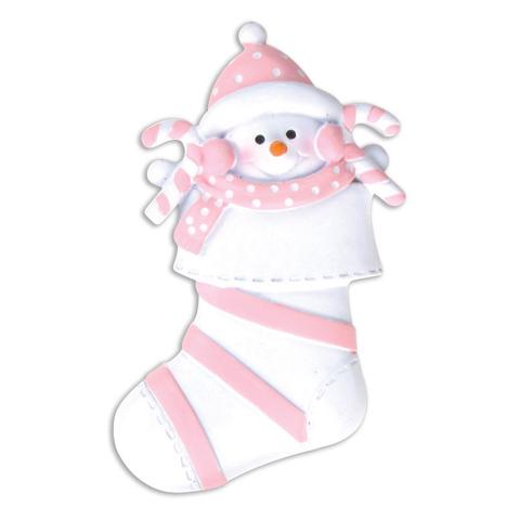 Snowman in Stocking- Boy/Girl