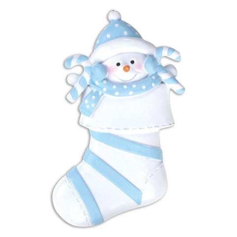 Snowman in Stocking- Boy/Girl