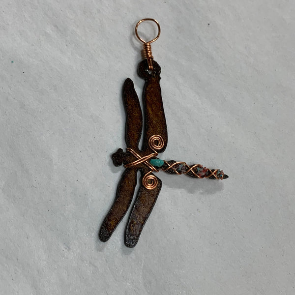 Metal Dragonfly Ornament