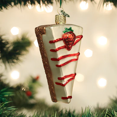 Old World Christmas Cheesecake Ornament